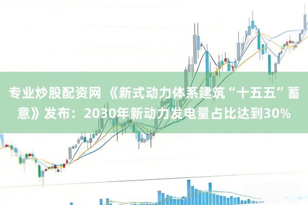 专业炒股配资网 《新式动力体系建筑“十五五”蓄意》发布：2030年新动力发电量占比达到30%